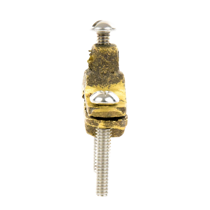 Conector Tubo a Cable / Bronce 100% / Tubo hasta 1 1/4 in / Cable 4 AWG / Aterrizaje Torres TZ / Sin Soldadura
