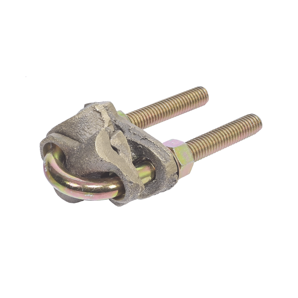 Conector X 2 Cables / Calibre 4-2/0 AWG / Bronce 100% / Unión Cruzada / Sin Soldadura / Baja Resistencia