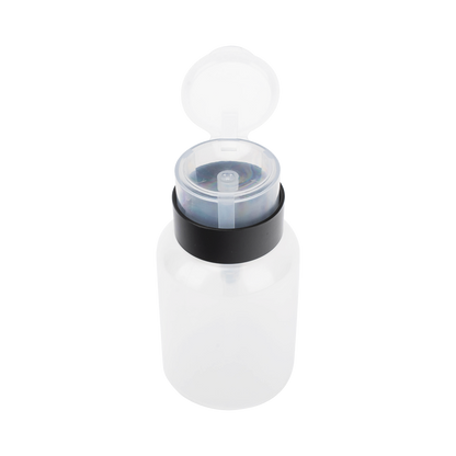Botella Dispensadora de Alcohol, Capacidad 200 ml, Sistema de Bloqueo-Antiderrames, Ideal para Limpieza y Preparación de Fibra Óptica