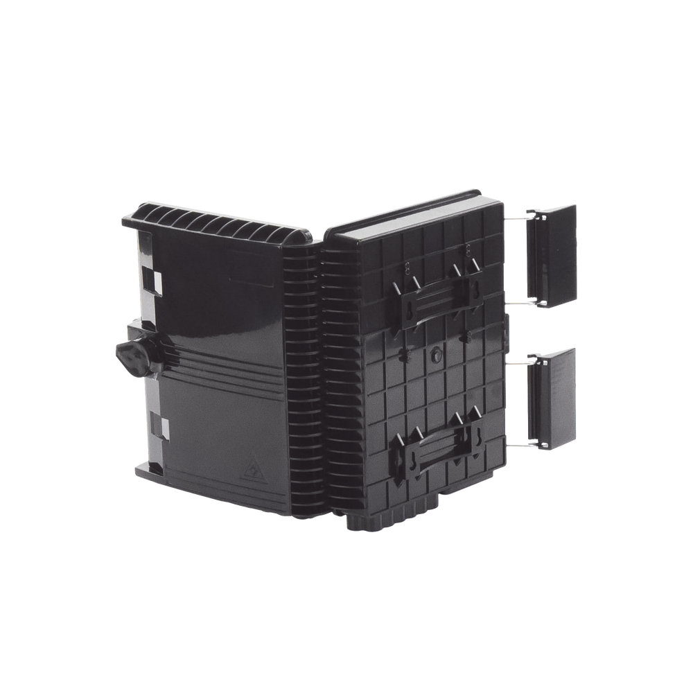 Cierre de Empalme para 24 Fusiones de Fibra Óptica, Interior/Exterior, con 8 Acopladores SC/APC y Splitter 1x8 SC/APC Incluido, IP65