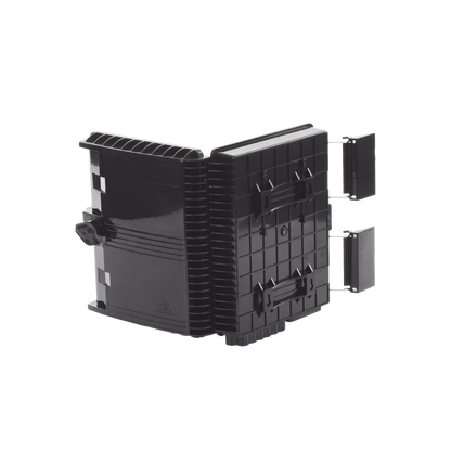 Cierre de Empalme para 24 Fusiones de Fibra Óptica, Interior/Exterior, con 8 Acopladores SC/APC y Splitter 1x8 SC/APC Incluido, IP65