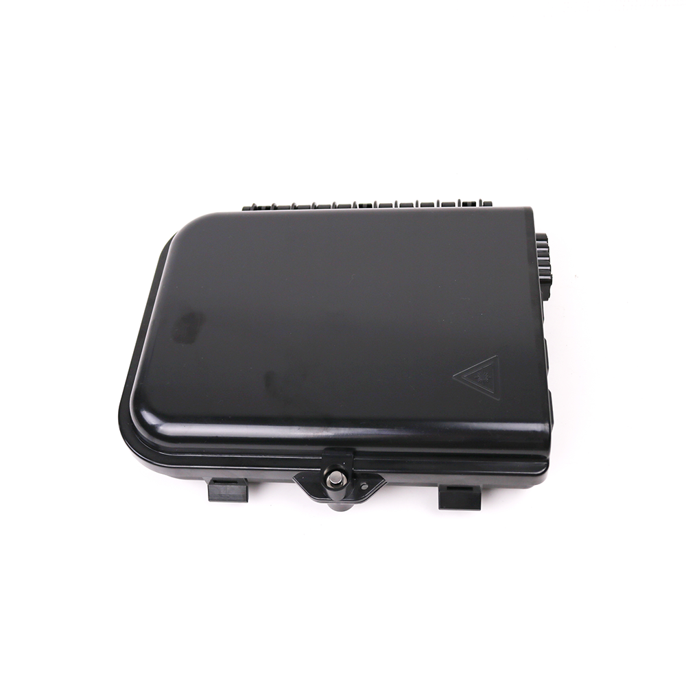 Cierre de Empalme para 24 fusiones de fibra óptica, Interior/Exterior, 3 Entradas para Cable Ø 6-12mm, con 8 acopladores SC/APC y splitter 1x8 SC/APC Incluido, IP65