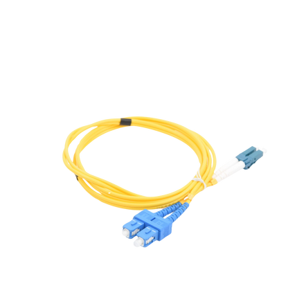 Jumper de Fibra Óptica Monomodo LC/SC Duplex de 1 Metro (3.28 Pies)