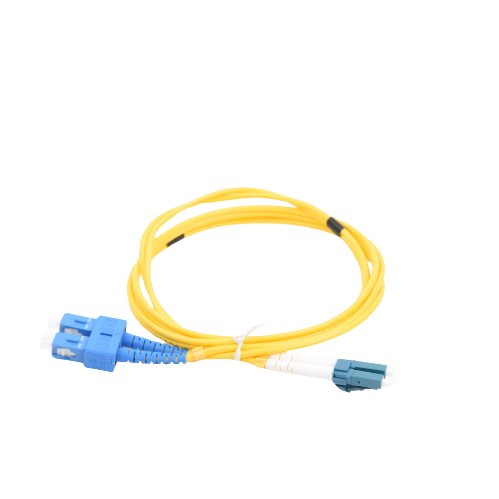 Jumper de Fibra Óptica Monomodo LC/SC Duplex de 1 Metro (3.28 Pies)
