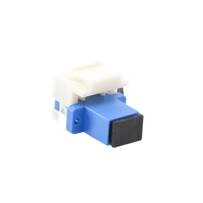 Acoplador Keystone de Fibra Óptica Monomodo SC/PC Simplex a SC/PC Simplex