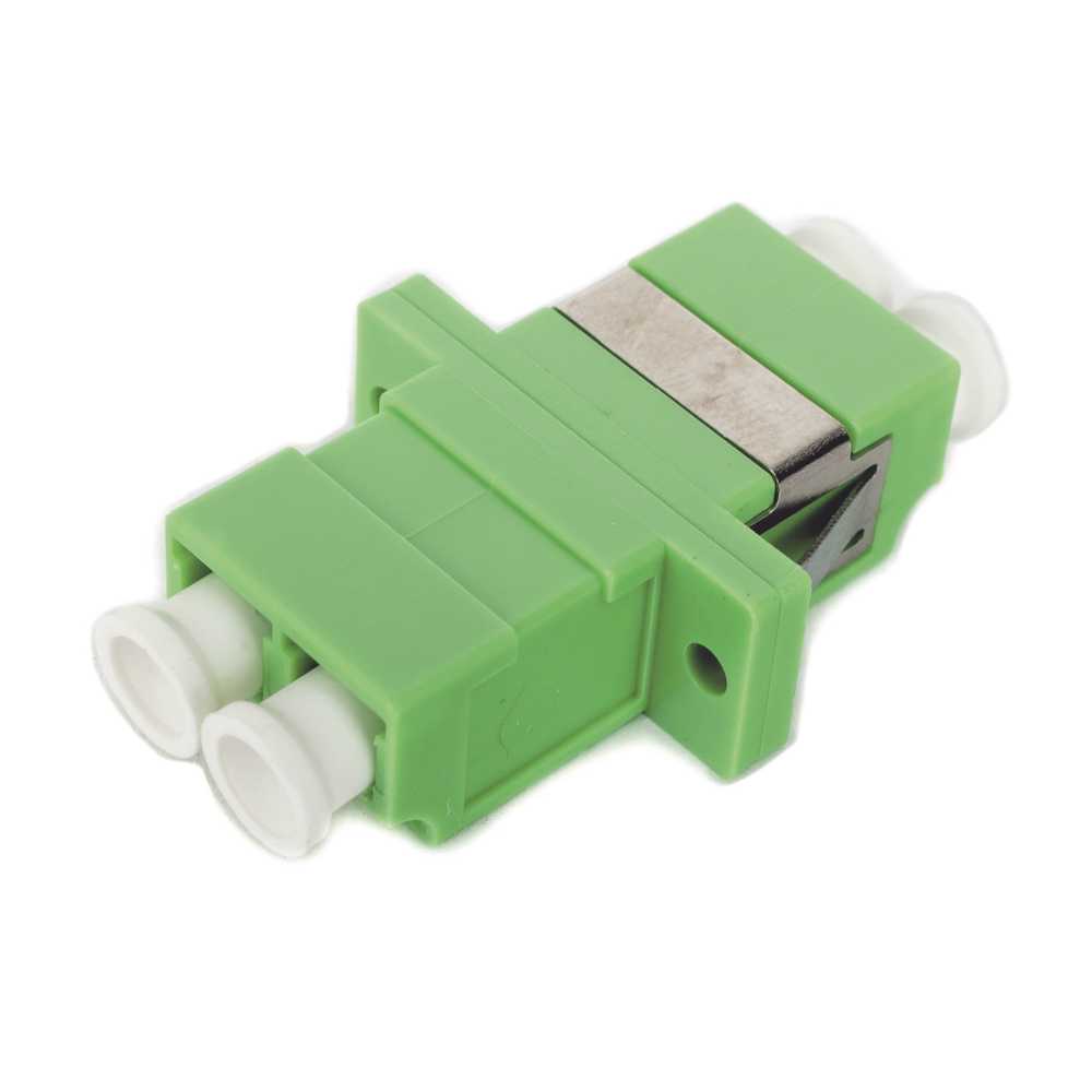 Módulo Acoplador de Fibra Óptica Duplex LC/APC a LC/APC Compatible con Fibra Monomodo