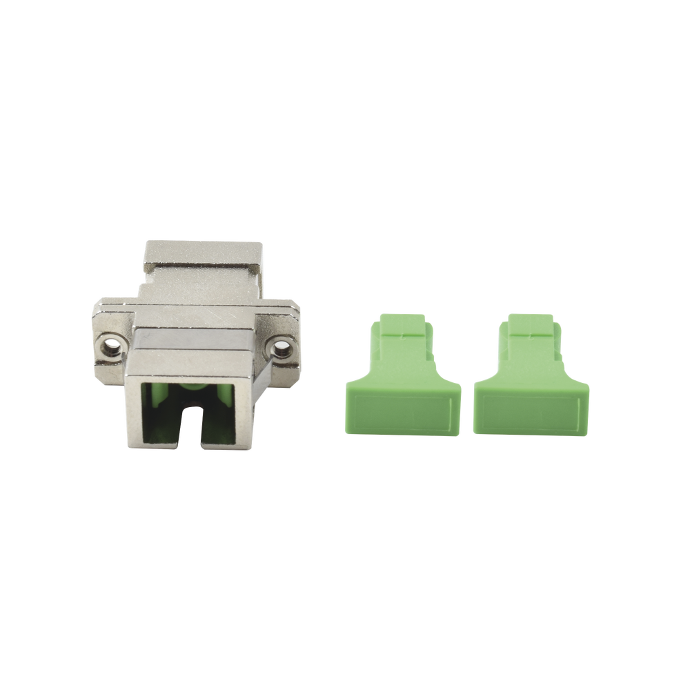Módulo Acoplador de Fibra Óptica Simplex SC/APC a SC/APC Compatible con Fibra Monomodo