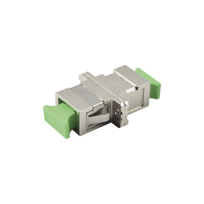 Módulo Acoplador de Fibra Óptica Simplex SC/APC a SC/APC Compatible con Fibra Monomodo