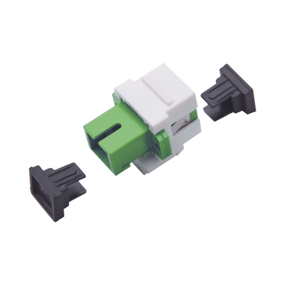 Acoplador Keystone de Fibra �ptica Monomodo SC/APC Simplex a SC/APC