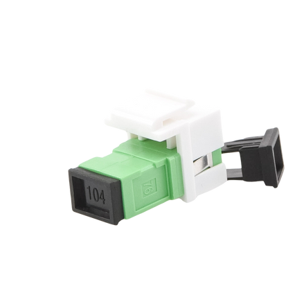 Acoplador Keystone de Fibra �ptica Monomodo SC/APC Simplex a SC/APC