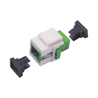 Acoplador Keystone de Fibra �ptica Monomodo SC/APC Simplex a SC/APC