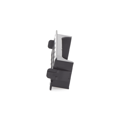 Placa Acopladora Vacía para Distribuidor de Fibra Óptica LP-ODF-8024, Acepta 12 Acopladores SC Simplex o 12 Acopladores LC Duplex, Color Negro