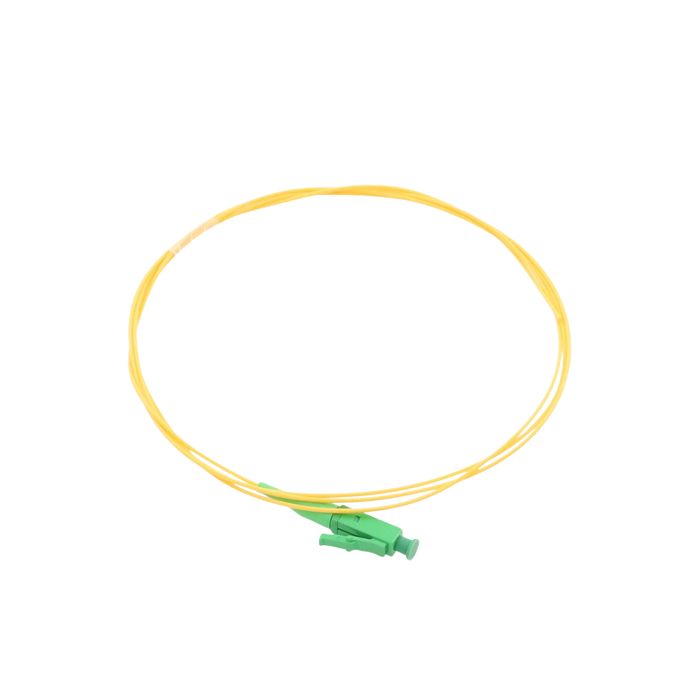 Pigtail de Fibra Óptica Monomodo LC/APC, Simplex de 1 Metro (3.28 Pies)