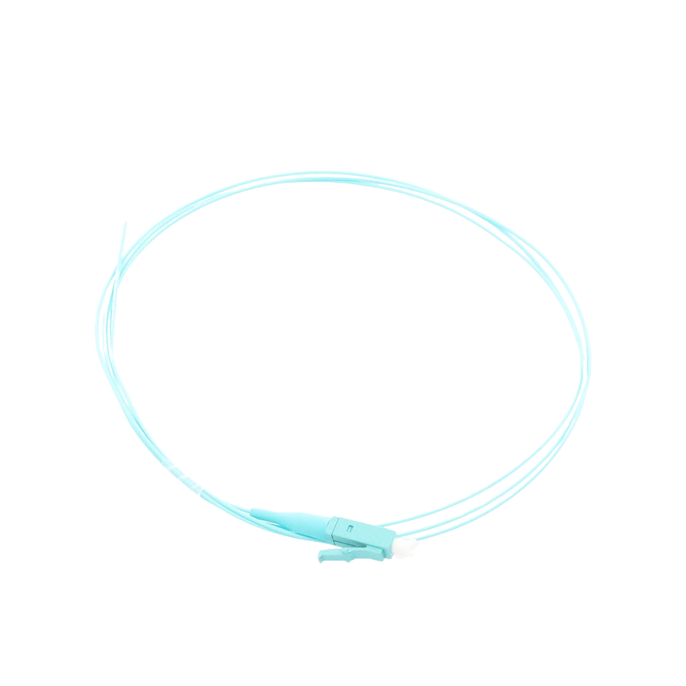 Pigtail de Fibra Óptica Monomodo LC/APC, Simplex de 1 Metro (3.28 Pies)