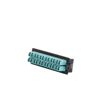 Placa Acopladora para Distribuidor de Fibra Óptica LP-ODF-8024, Incluye 12 Acopladores LC Duplex para Fibra Multimodo