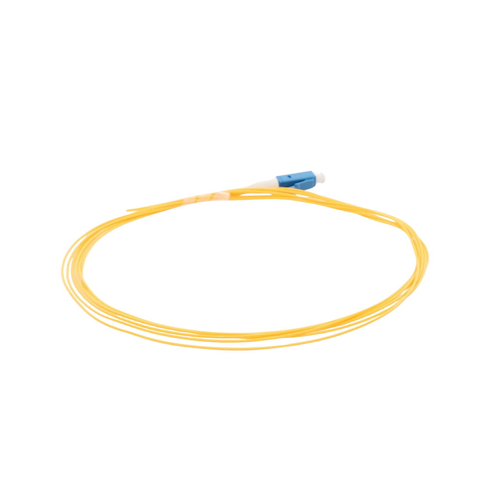 Pigtail de Fibra Óptica Monomodo LC/UPC, Simplex de 2 Metros (6.56 Pies)
