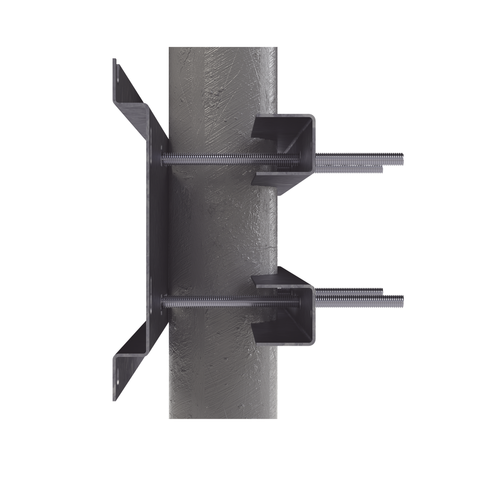 Herraje para Fijación a Pared, Torre o Poste compatible con LP-FORTE-09U-R3.