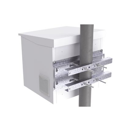 Herraje para Fijación a Pared, Torre o Poste compatible con LP-FORTE-09U-R3.