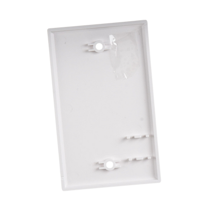 Placa de Pared Ciega Universal, Color Blanco
