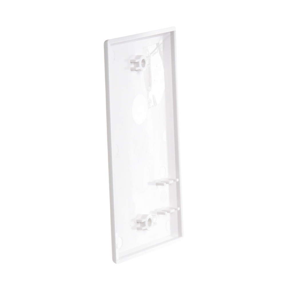 Placa de Pared Ciega Universal, Color Blanco