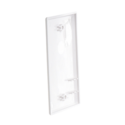 Placa de Pared Ciega Universal, Color Blanco