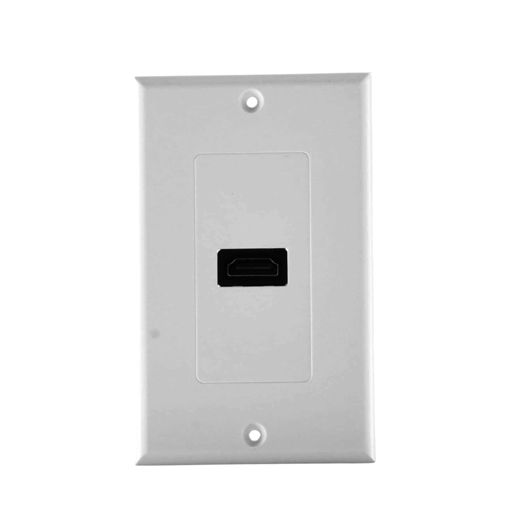 Placa de Pared 1 Puerto HDMI Hembra a Hembra