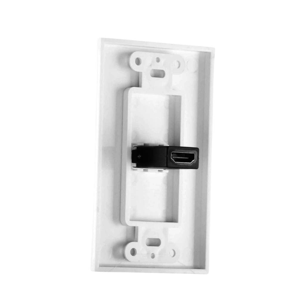 Placa de Pared 1 Puerto HDMI Hembra a Hembra