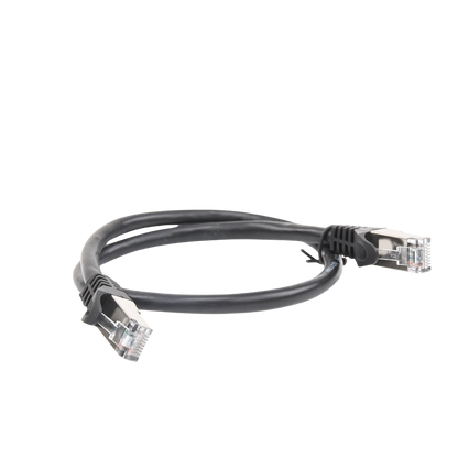 Cable de Parcheo FTP Cat6 - 0.5 Metros (1.64 Pies) - Negro