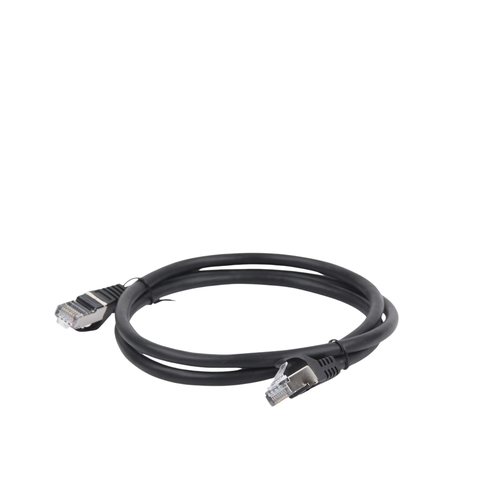 Cable de Parcheo FTP Cat6 - 1.0 Metro (3.28 Pies) - Negro