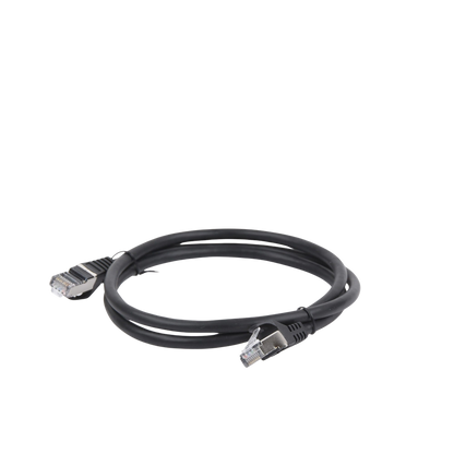 Cable de Parcheo FTP Cat6 - 1.0 Metro (3.28 Pies) - Negro