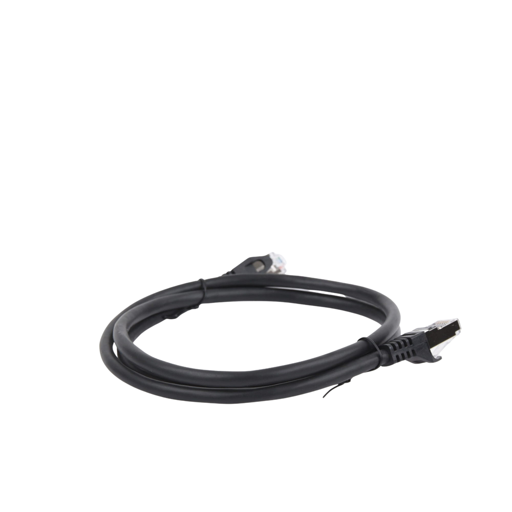 Cable de Parcheo FTP Cat6 - 1.0 Metro (3.28 Pies) - Negro