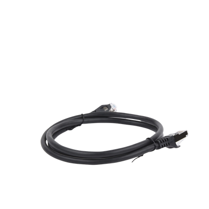 Cable de Parcheo FTP Cat6 - 1.0 Metro (3.28 Pies) - Negro