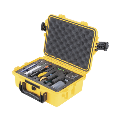 Kit de Herramientas para Terminación de Conectores Mecánicos de Fibra Óptica, Incluye Maletín Ideal para Transportar con Especificación Militar (Uso Rudo)