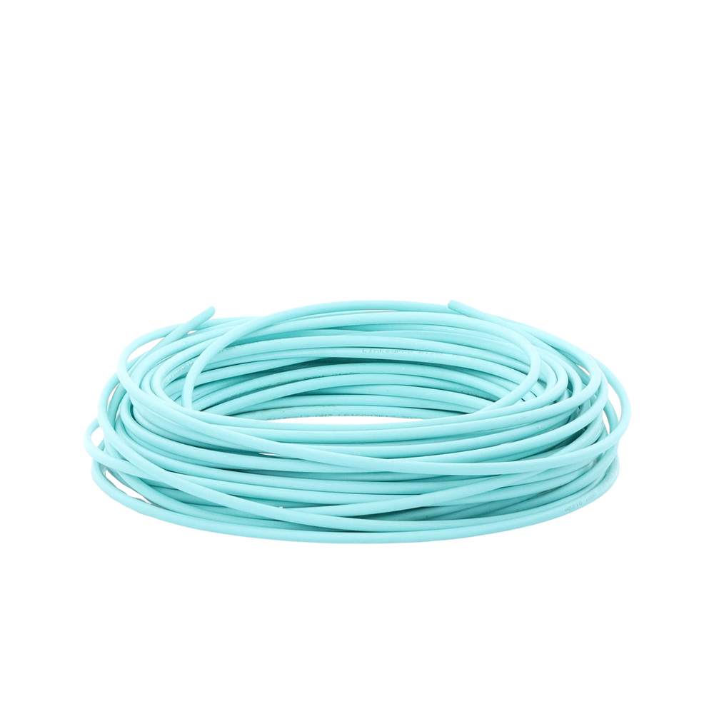 Cable de Fibra Óptica Multimodo OM3 50/125, 12 Hilos, para Interior, Tight Buffer 900µm, OFNR Riser, Dieléctrica, Precio Por Metro, (Hasta 2000 Metros (6562 Pies) en un Solo Tramo de Cable)