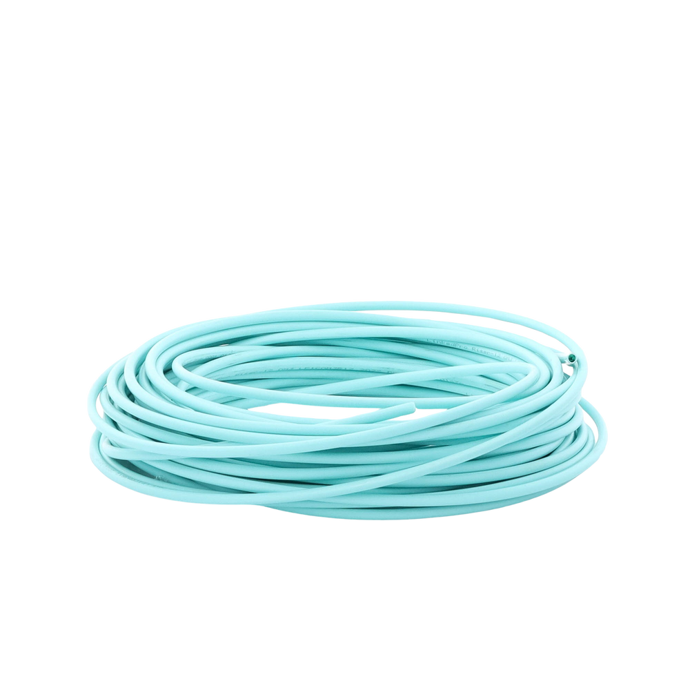 Cable de Fibra Óptica Multimodo OM3 50/125, 12 Hilos, para Interior, Tight Buffer 900µm, OFNR Riser, Dieléctrica, Precio Por Metro, (Hasta 2000 Metros (6562 Pies) en un Solo Tramo de Cable)