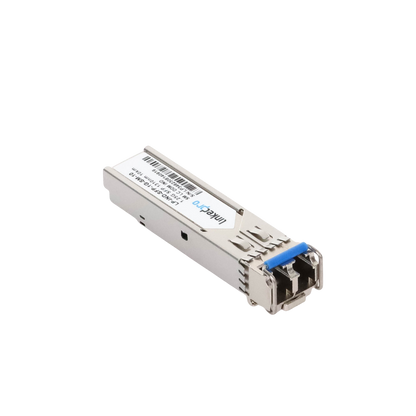 Transceptor Óptico Industrial SFP (Mini-Gbic) / Monomodo 1310 nm / 1.25 Gbps / 1000BASE-LX / Conectores LC/UPC Dúplex / DDM / Hasta 10 km