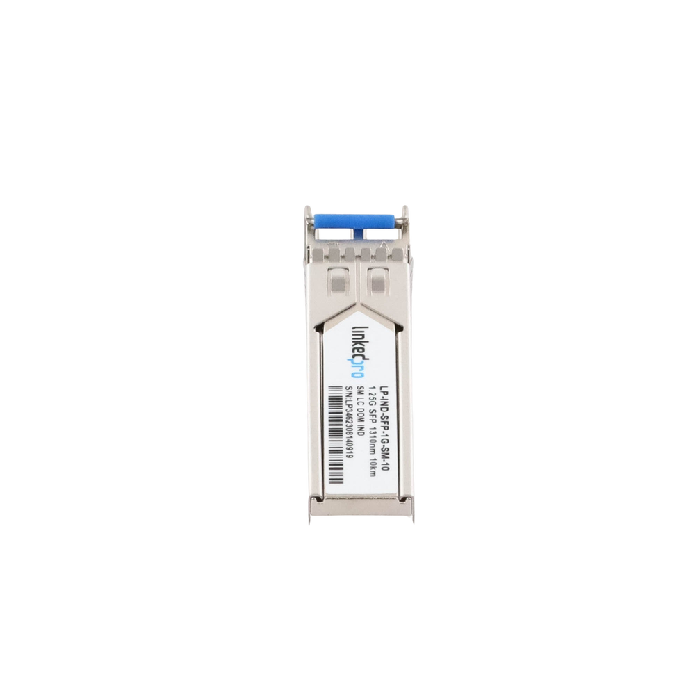 Transceptor Óptico Industrial SFP (Mini-Gbic) / Monomodo 1310 nm / 1.25 Gbps / 1000BASE-LX / Conectores LC/UPC Dúplex / DDM / Hasta 10 km