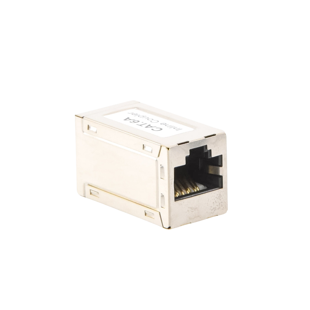 Acoplador STP Cat6A Hembra RJ45 a RJ45 Hembra