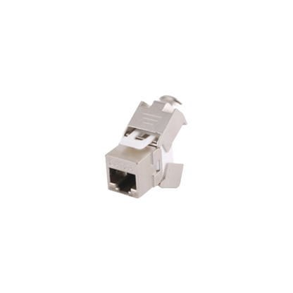 Módulo Jack Keystone Cat6A Blindado (STP) sin Herramienta (Toolless) para Faceplate