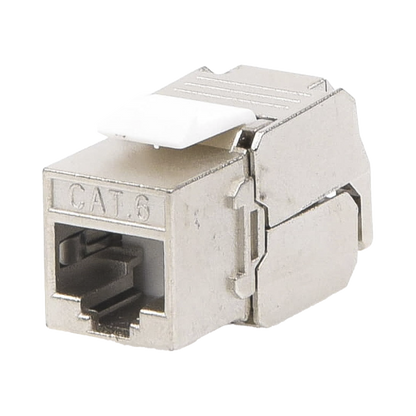 Módulo Jack Keystone Cat6 Blindado (STP) Sin Herramienta (Toolless)