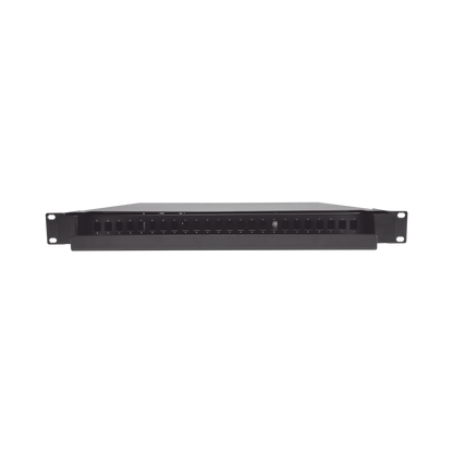 Distribuidor de Fibra Óptica Deslizable, Vacío, 19 Pulgadas (48.26 cm), Acepta 24 Adaptadores LC Duplex o LC Simplex o 24 SC Simplex, 1U