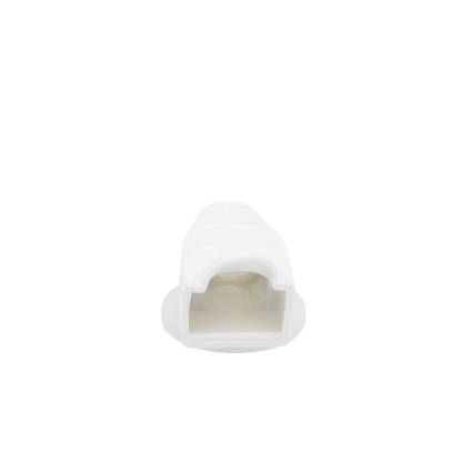 Bota Plástica para Protección de Plug RJ45, Color Blanco