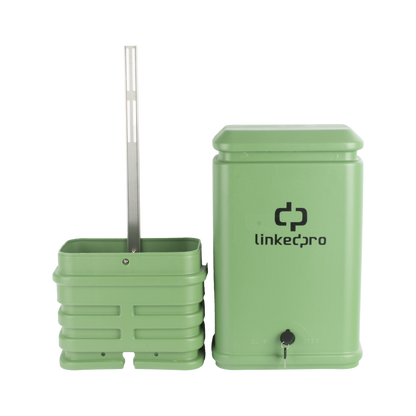 Pedestal para Cajas de Empalme de Fibra Óptica Tipo Cubo Color Verde con Bracket Estándar (No Incluye Caja de Empalme)