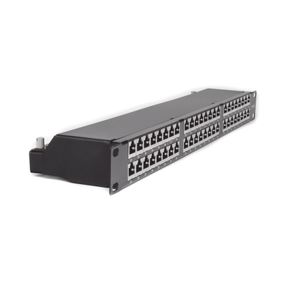 Panel de Parcheo de Impacto (110) Blindado de 48 Puertos Cat6A