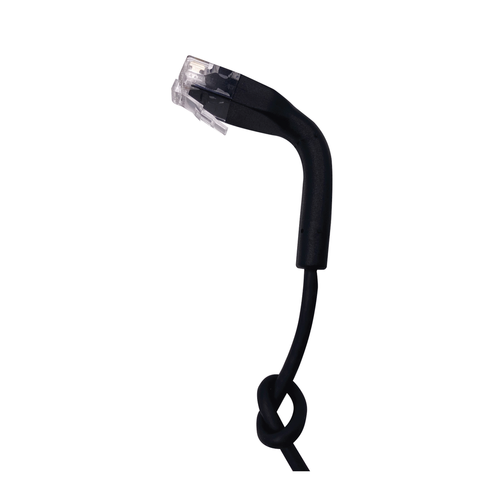 Mini Patch Cord Cat6 Ultra Slim 10 Metros (32.81 Pies) Negro ? Ahorra Espacio sin Organizadores, con Bota Flexible