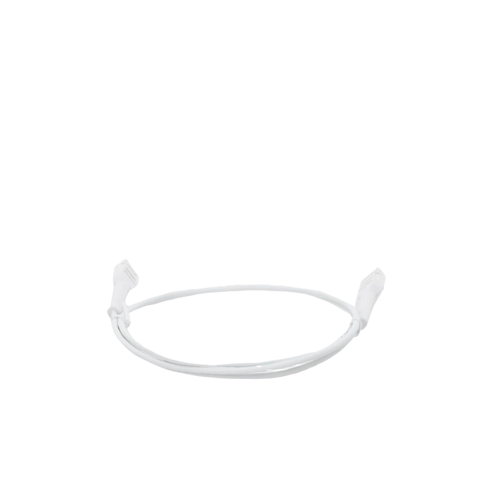 Mini Patch Cord Cat6 Ultra Slim 1 Metro (3.28 Pies) Blanco ? Ahorra Espacio sin Organizadores, con Bota Flexible