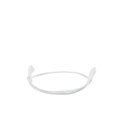 Mini Patch Cord Cat6 Ultra Slim 1 Metro (3.28 Pies) Blanco ? Ahorra Espacio sin Organizadores, con Bota Flexible