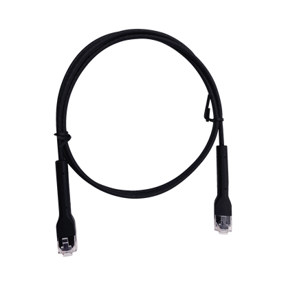Mini Patch Cord Cat6 Ultra Slim 5 Metros (16.40 Pies) Negro ? Ahorra Espacio sin Organizadores, con Bota Flexible