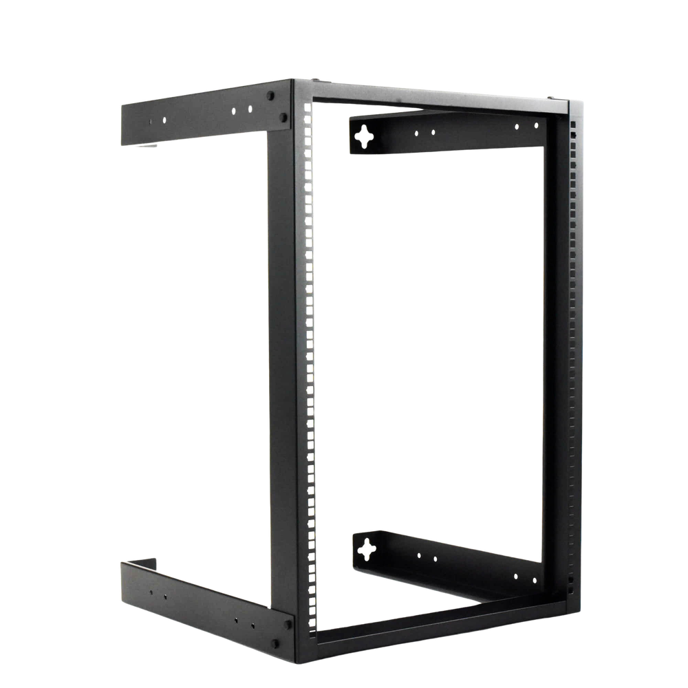 Rack Abierto de montaje en Pared, de 19in, 16 unidades de rack