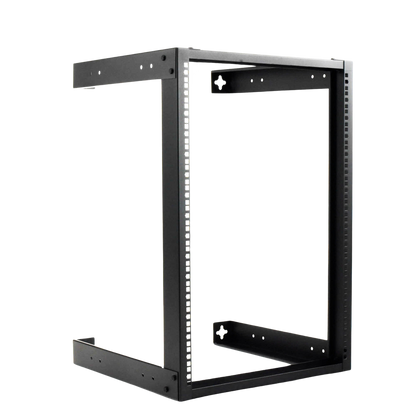 Rack Abierto de montaje en Pared, de 19in, 16 unidades de rack